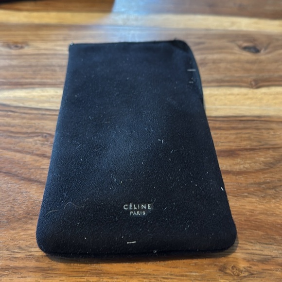 EUC Celine sunglasses. Comes with case. Black frames with dark grey lens. - Picture 4 of 4